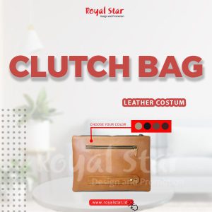 CLUTCH BAG LEATHER CUSTOM