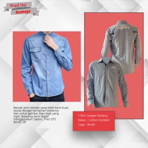KEMEJA COMBED PANJANG
