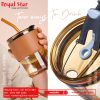 ☕️ Mug with Glass Straw: Elegan, stylish, dan anti bocor! 😍👌